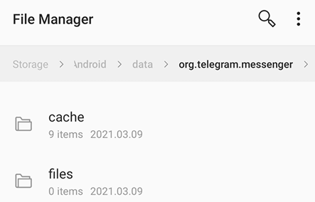 
how to find deleted telegram messages from cache android
    