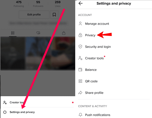 
How to request deleted search history from tiktok