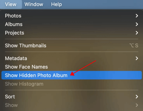 
How to unhide photos on mac