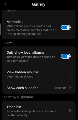 How to view hidden photos on android