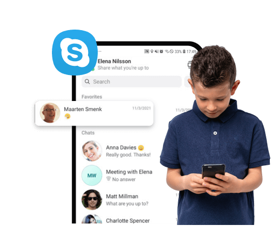 Monitor skype in real-time