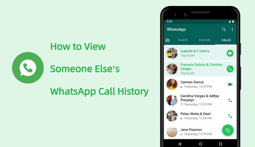 how to view WhatsApp Call History