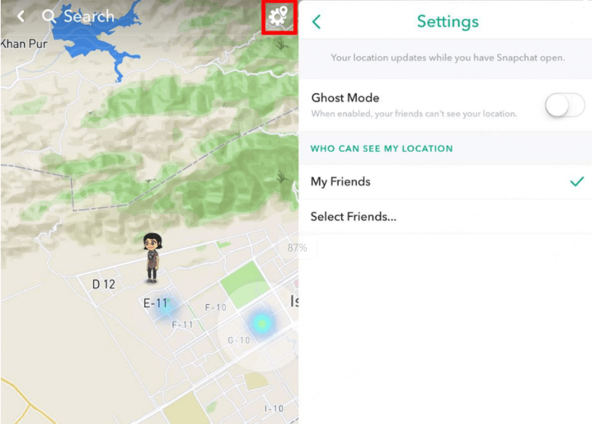 how to see who someone is talking to on snapchat with snap map