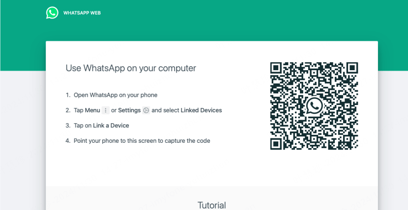 log in WhatsApp Web