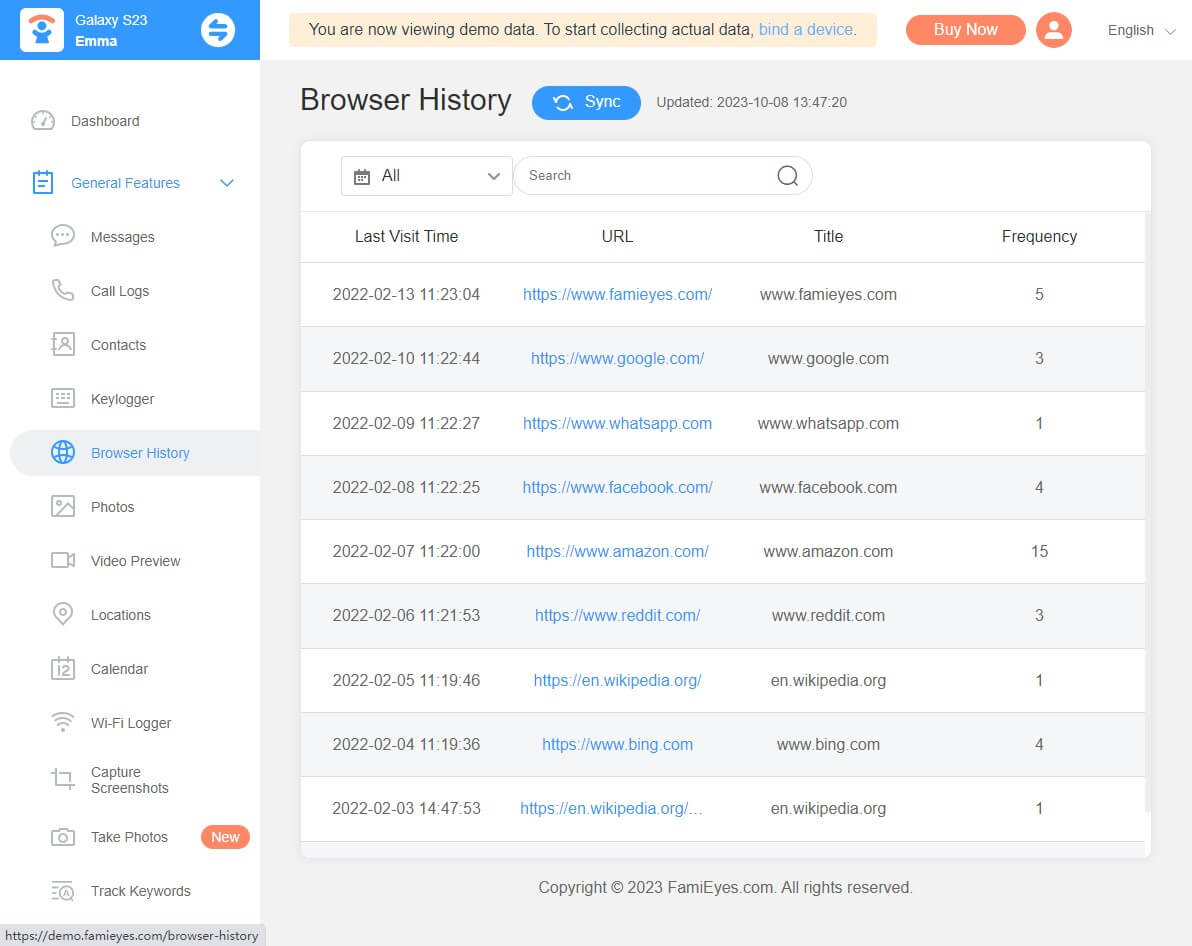 Track Browser History Parental Control App Monitor Child's Online