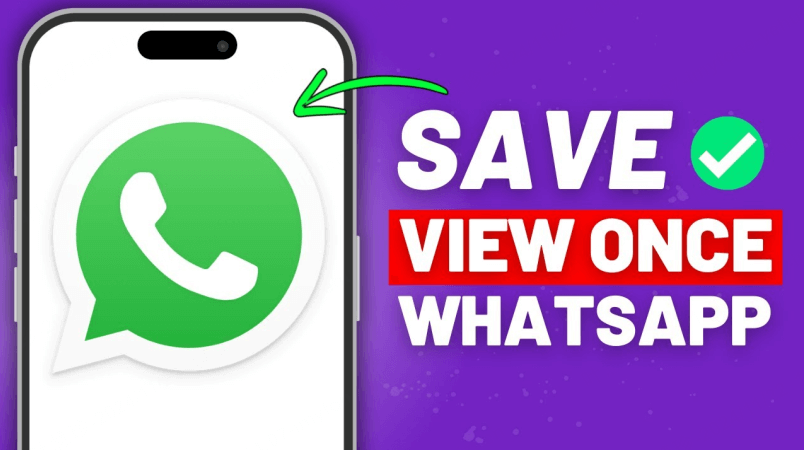 how to save WhtasApp view once