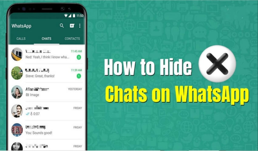 hide whatsapp chats