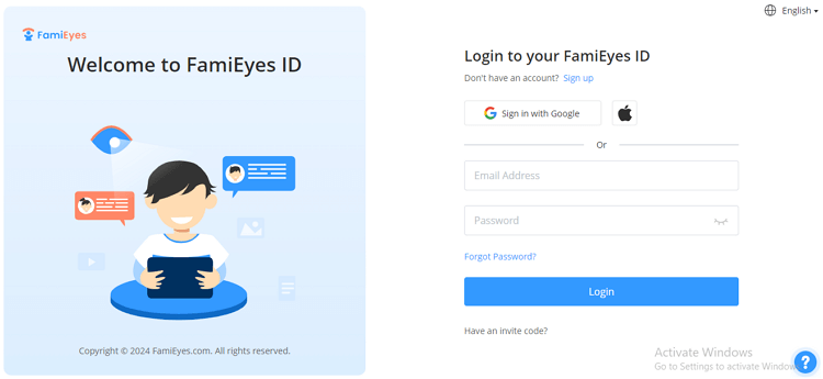 famieyes-login