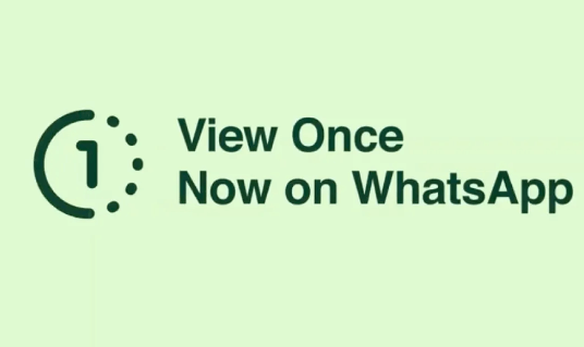 whatsapp view once feature