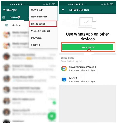 Using WhatsApp Linked Devices to track someone's whatsapp